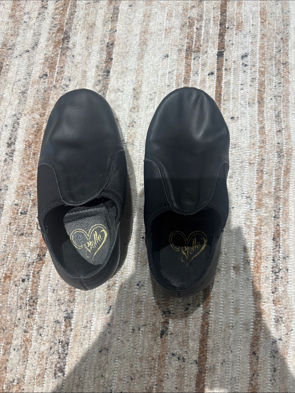 Capezio Kids Black Slip-On Jazz Shoes